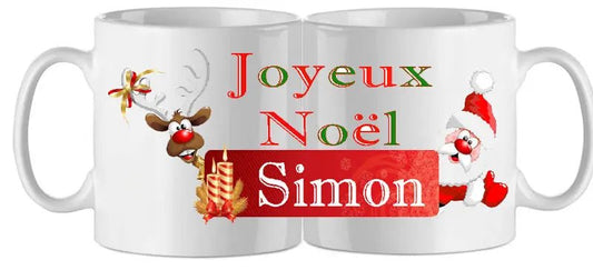 Mug - noel joyeux noel 1 (ref - 92661) - mug | Shopping cadeaux 93
