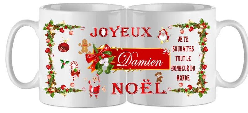 Mug - noel joyeux noel 2 (ref - 61369) - mug | Shopping cadeaux 93