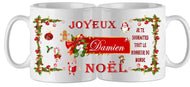 Mug - noel joyeux noel 2 (ref - 61369) - mug | Shopping cadeaux 93
