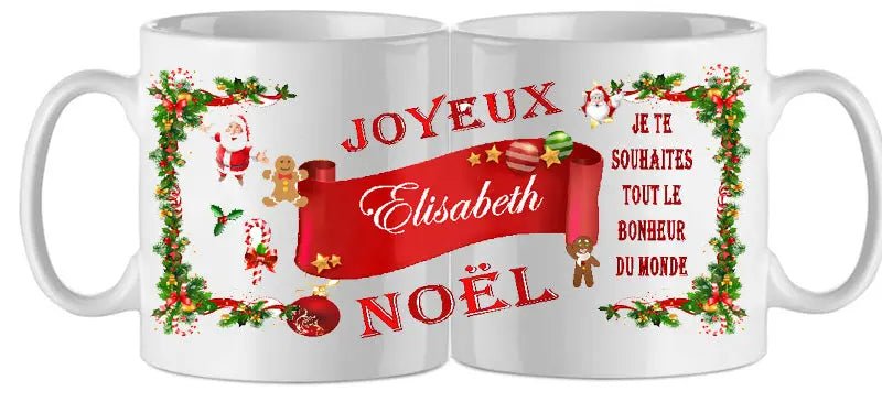Mug - noel joyeux noel 3 (ref - 71411) - mug | Shopping cadeaux 93