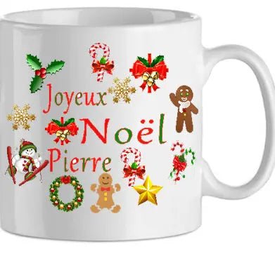Mug - noel joyeux noel 4 (ref - 95763) - mug | Shopping cadeaux 93