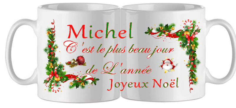 shoppingcadeaux93 mug , noel , cestle plus beau jour