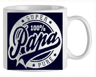 Mug - papa 100% papa (ref - 21923) - mug | Shopping cadeaux 93