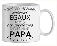 Mug - papa tous les hommes (ref - 83132) - mug | Shopping cadeaux 93