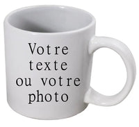 Mug - personnalise - classic blanc (ref - 30300) - Mug personnalisé | Shopping cadeaux 93