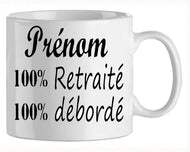 Mug - retraite - texte 100% (ref - 84021) - mug | Shopping cadeaux 93