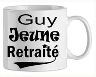 Mug - retraite - texte jeune retraitée (ref - 22514) - mug | Shopping cadeaux 93