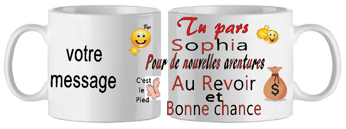 Mug départ