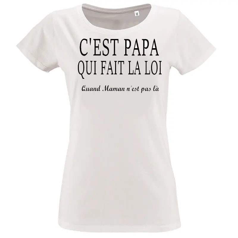 T-shirt-papa fait la loi shopping cadeaux 93