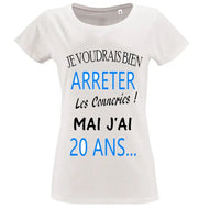 T-shirt - Anniversaire arrêter les conneries - t-shirt | Shopping cadeaux 93