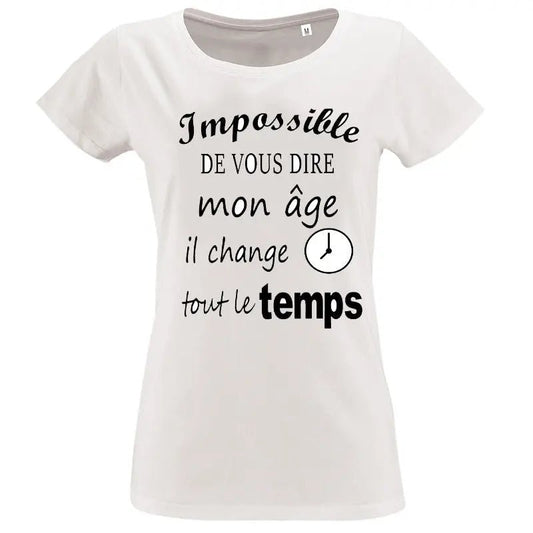T-shirt - Anniversaire impossible - t-shirt | Shopping cadeaux 93