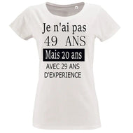 T-shirt - Anniversaire je n'ai pas - t-shirt | Shopping cadeaux 93