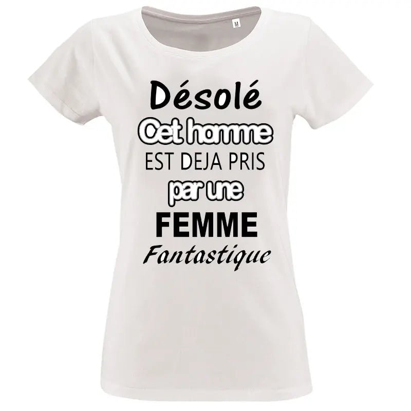 T-shirt-humour désolé