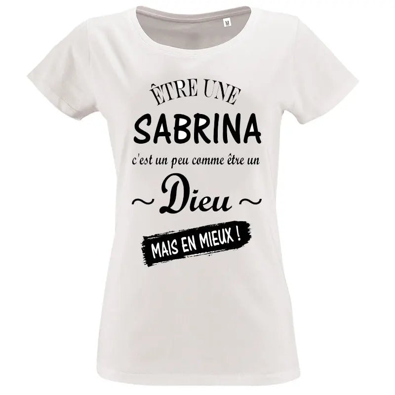 T-shirt-humour dieu femme