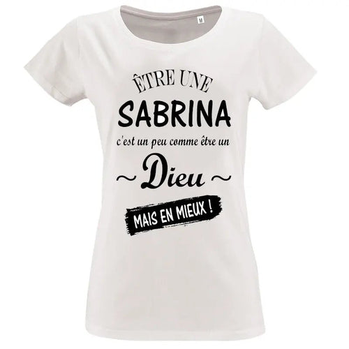 T-shirt - humour dieu femme - t-shirt | Shopping cadeaux 93