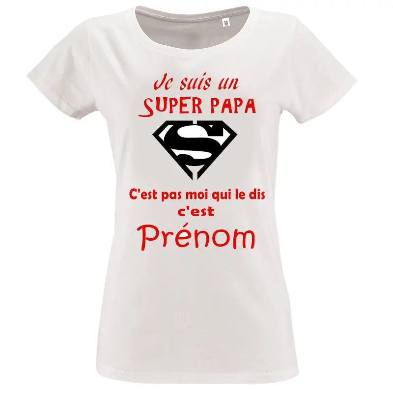 T-shirt - papa je suis un super - t-shirt | Shopping cadeaux 93