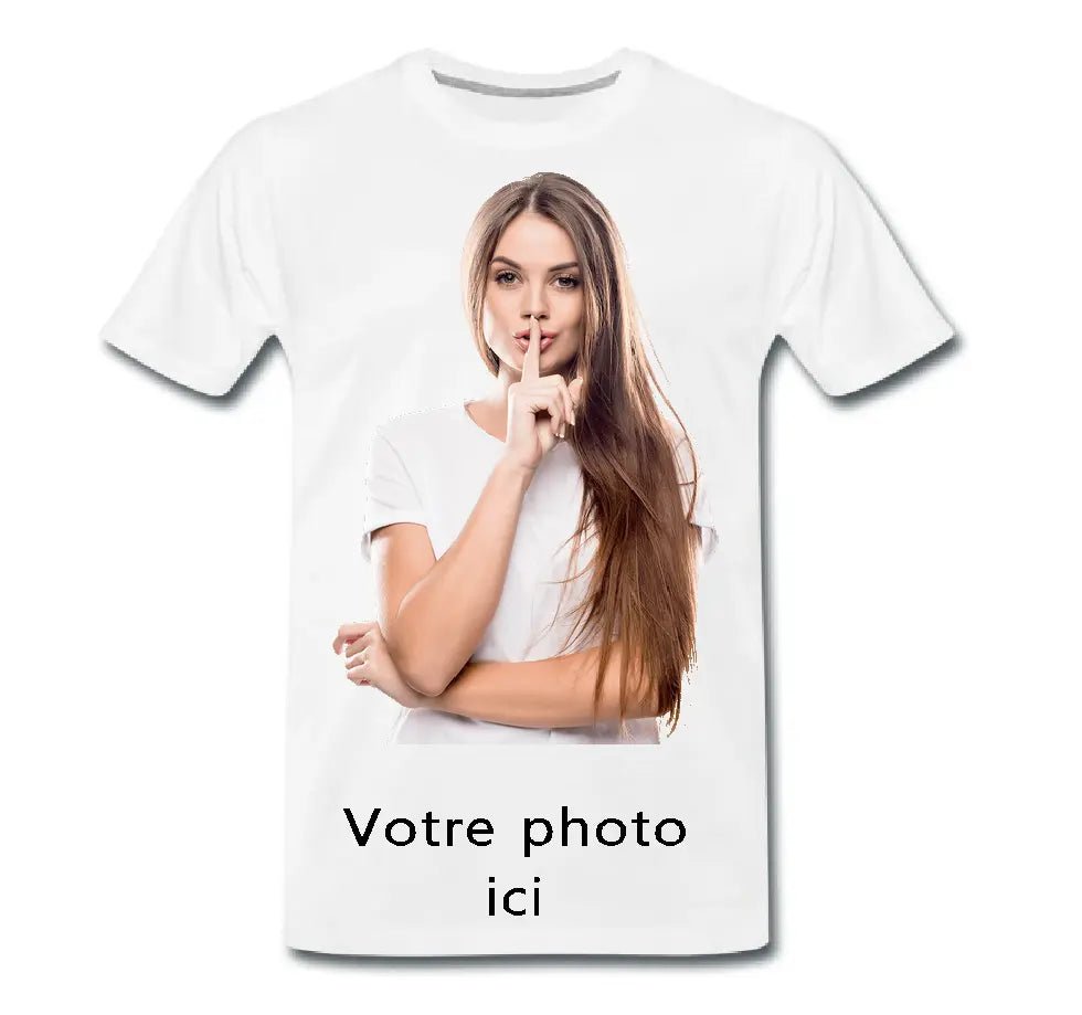T-shirt - personnalise avec votre photo - t-shirt | Shopping cadeaux 93